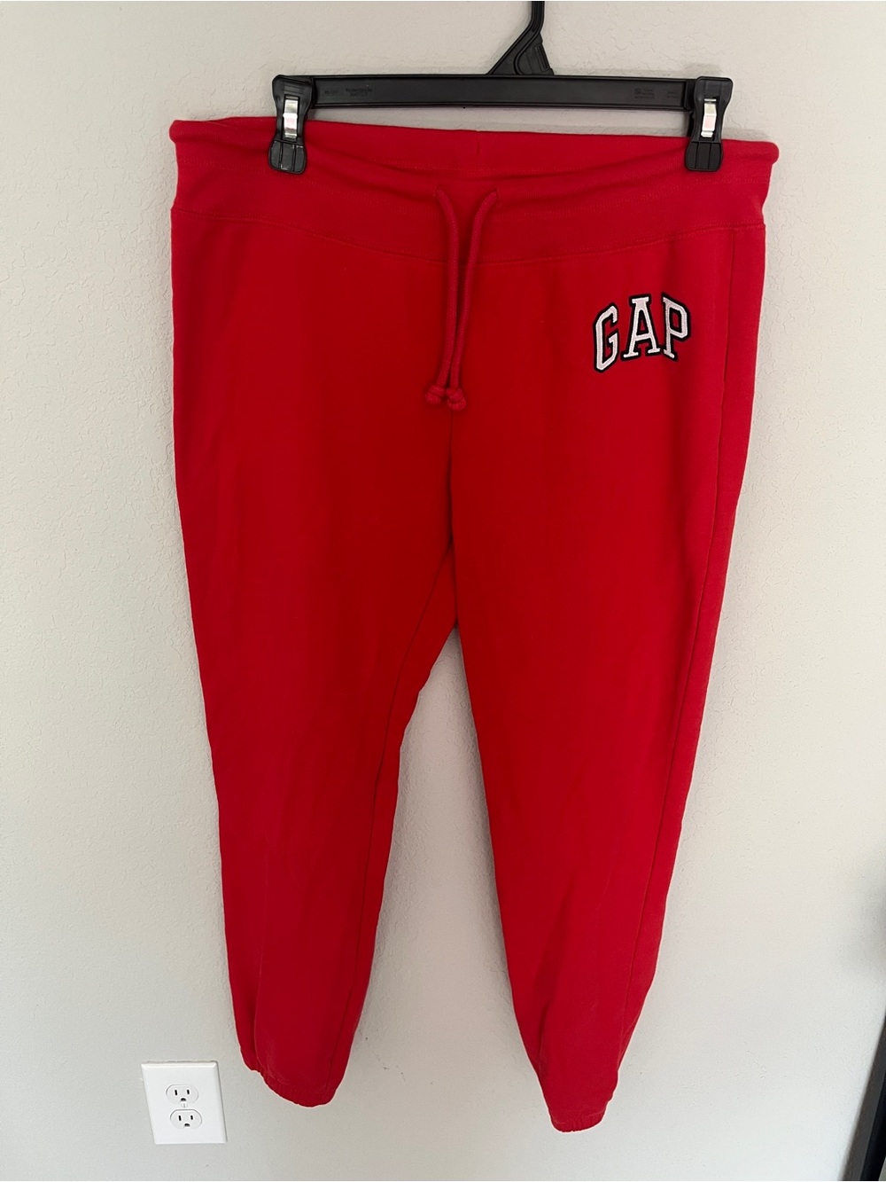 GAP Red Women's Jogger Pants with Logo